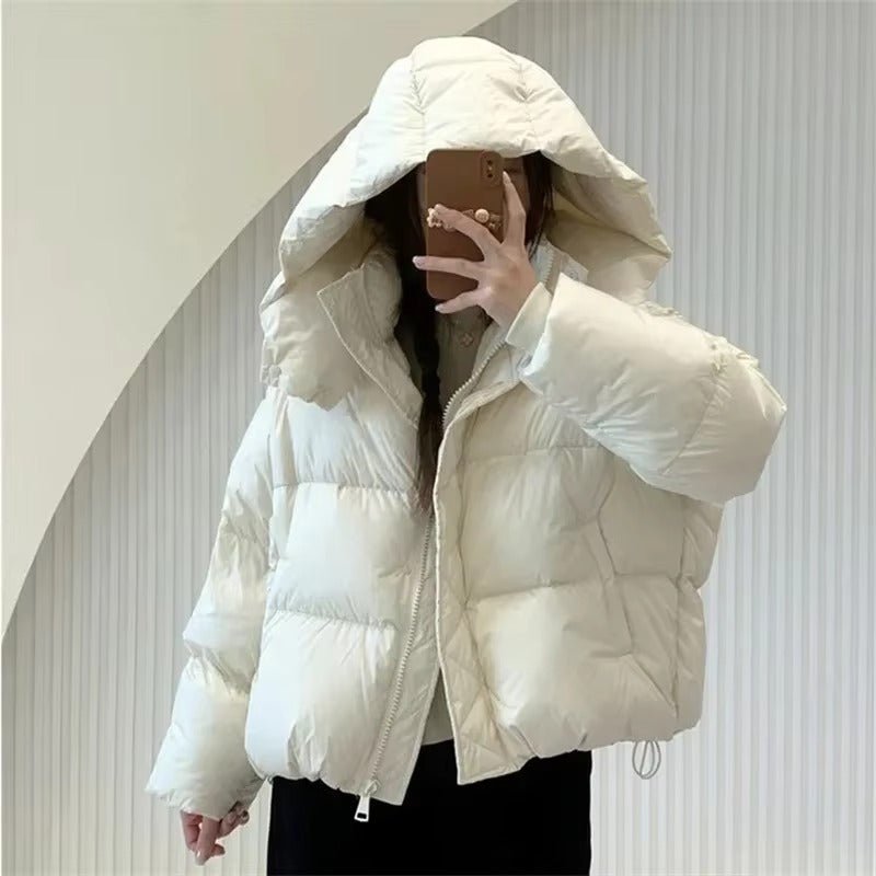Chaqueta acolchada gruesa con capucha Adaure
