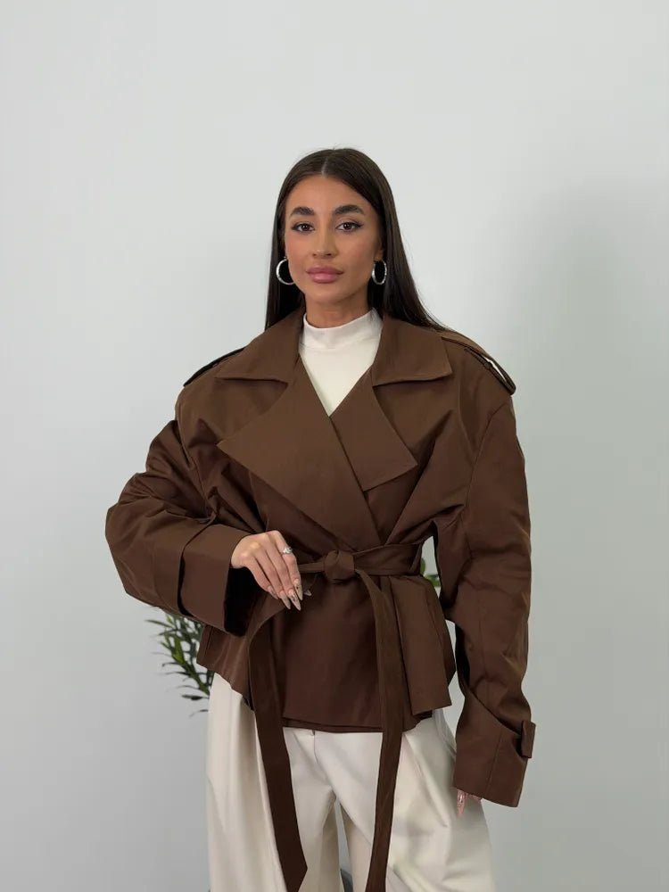 Gabardina corta Adinda