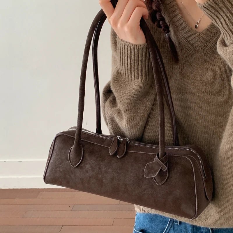 Bolso baguette Adora de ante