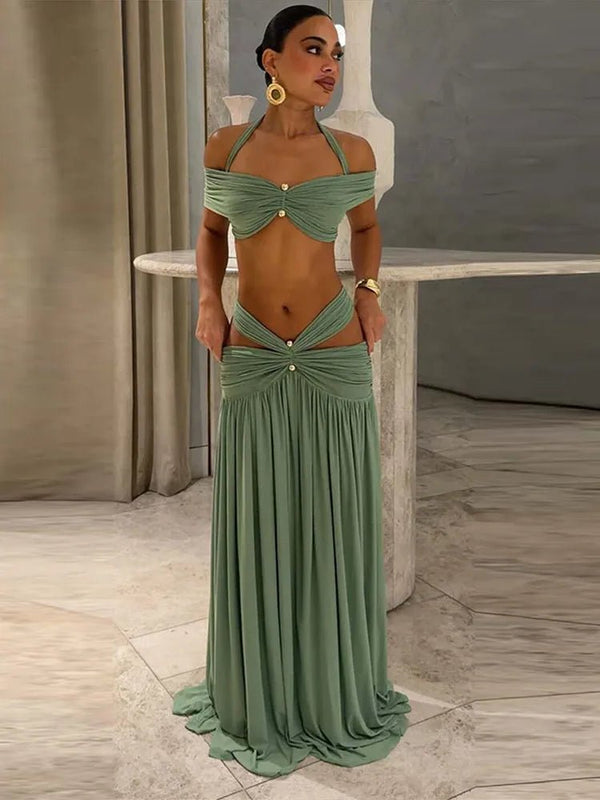 Beatrice Backless Beach Two-Piece Set