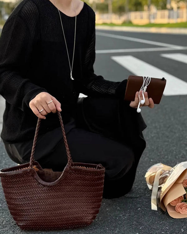 Bolso tote Alba tejido a mano