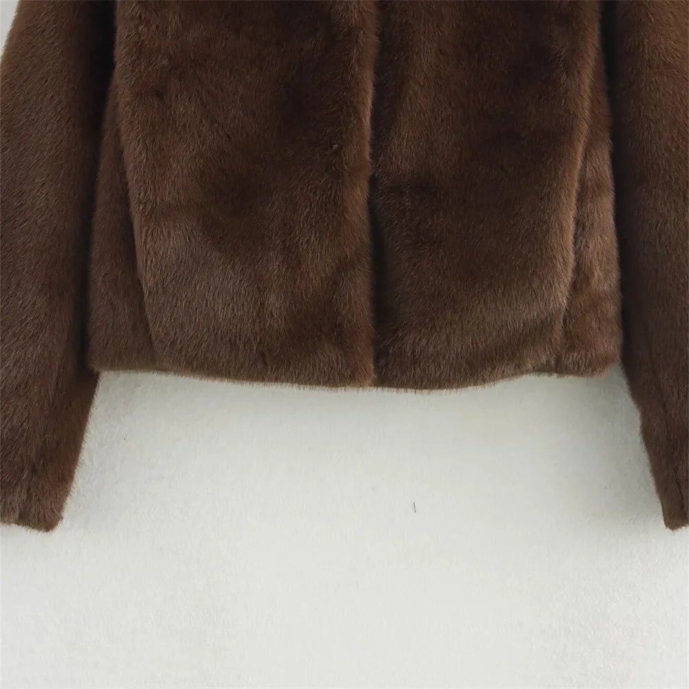 Chaqueta de piel sintética Alexandra
