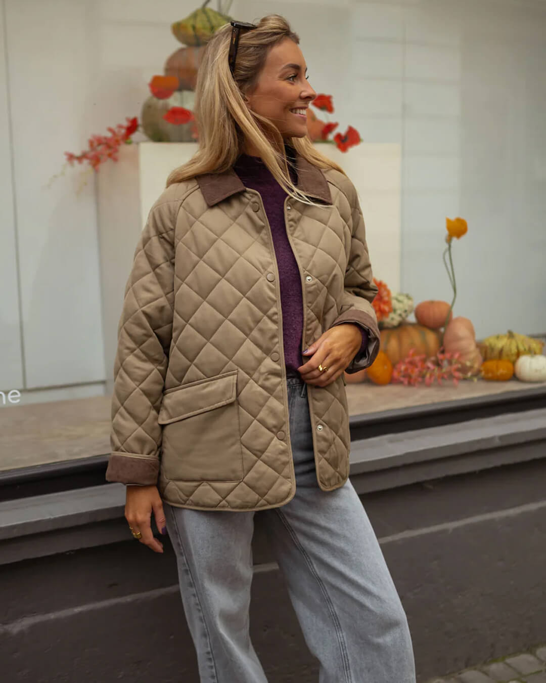 Chaqueta retro acolchada Alice