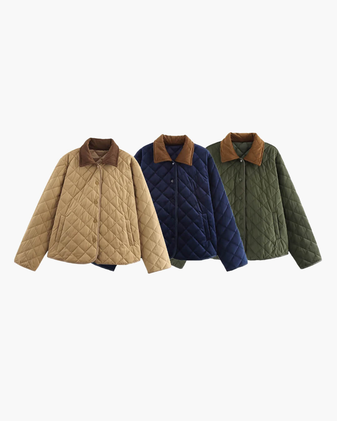 Chaqueta retro acolchada Alice