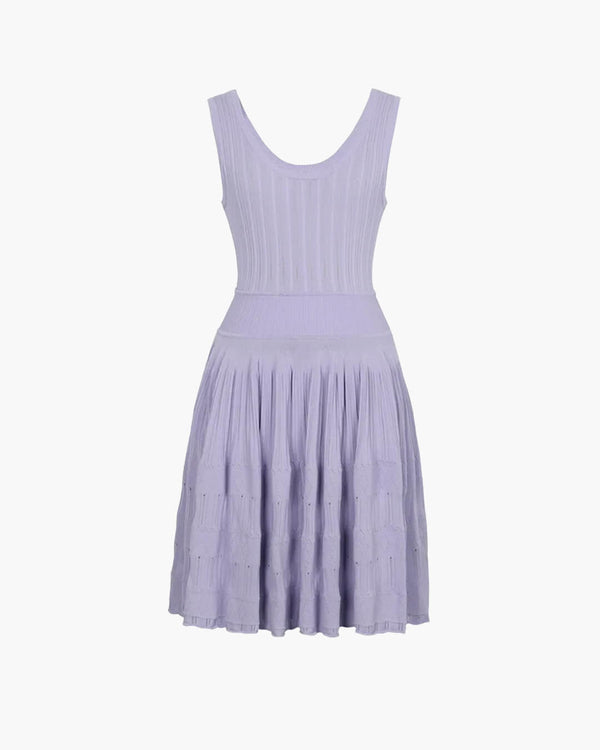 Minivestido de punto con tirantes Alicia