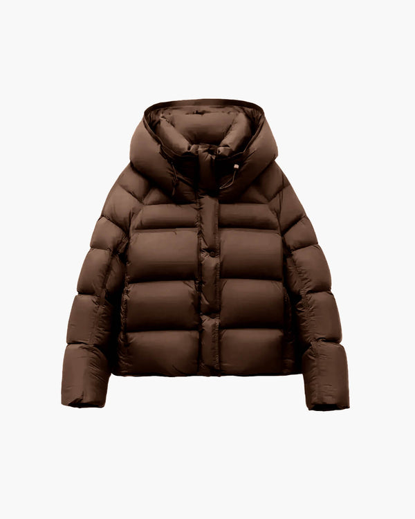 Chaqueta acolchada con capucha Alina