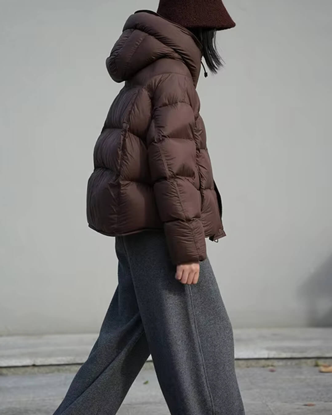 Chaqueta acolchada con capucha Alina