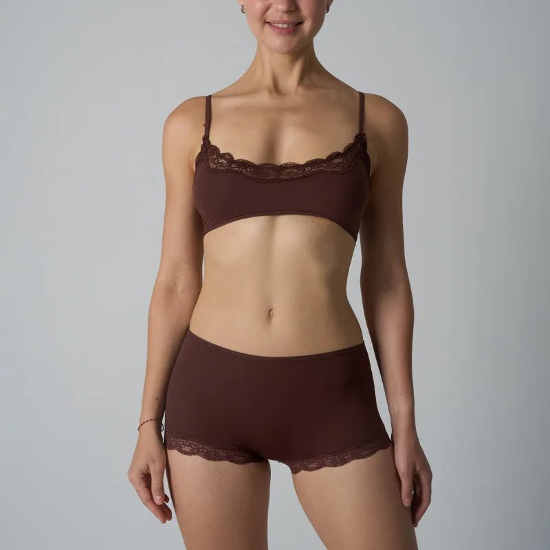 Conjunto de lencería de encaje Ally