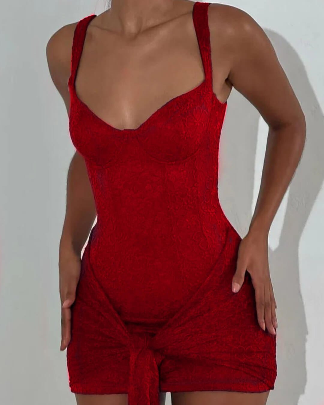 Vestido corto tipo corsé sin mangas Amanda