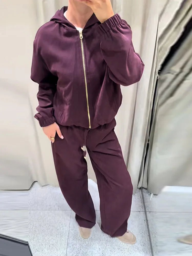 Conjunto de chándal con capucha Amirah