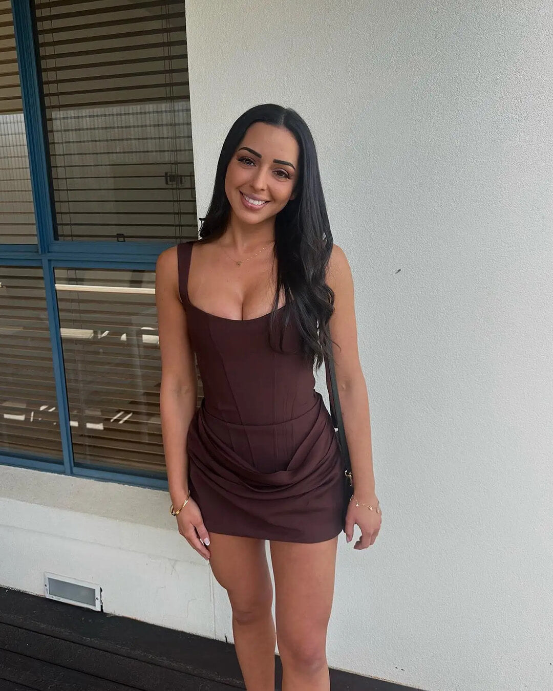 Vestido corto sin mangas Amy