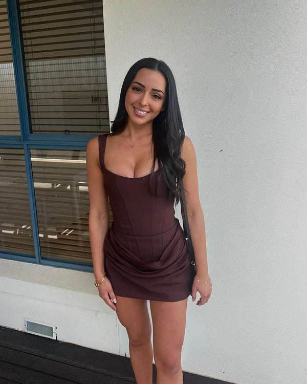 Vestido corto sin mangas Amy