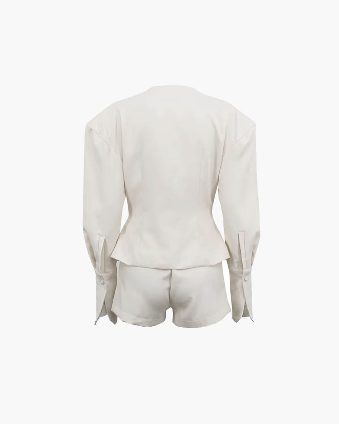 Conjunto de blazer y shorts con cintura ceñida Angelica