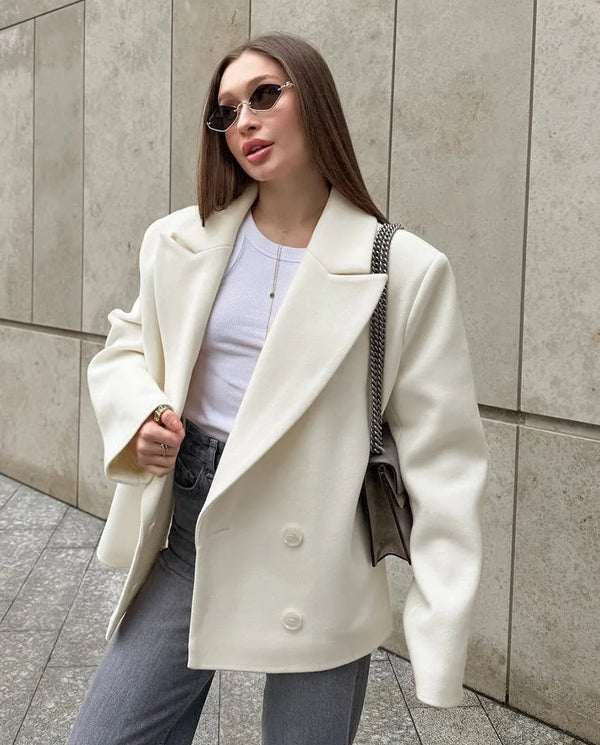 Abrigo blazer holgado Angeline