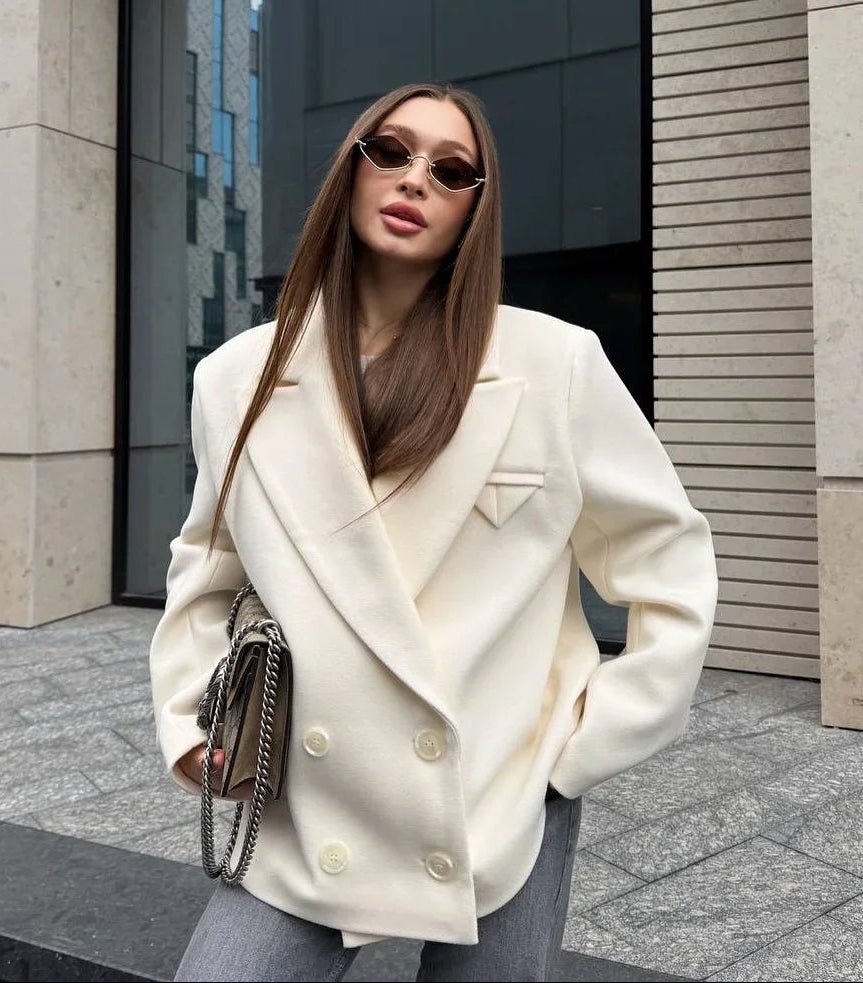 Abrigo blazer holgado Angeline