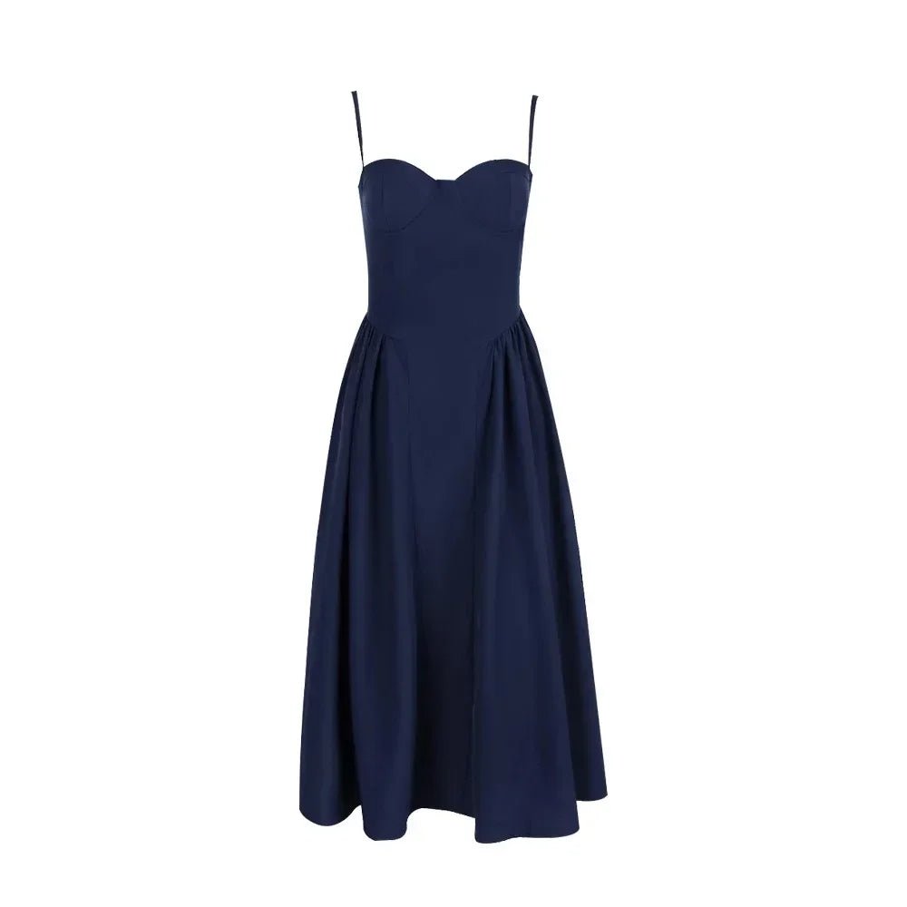 Vestido midi de tirantes y sin mangas Annika