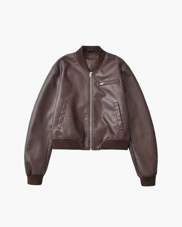 Chaqueta bomber Arabella de piel sintética