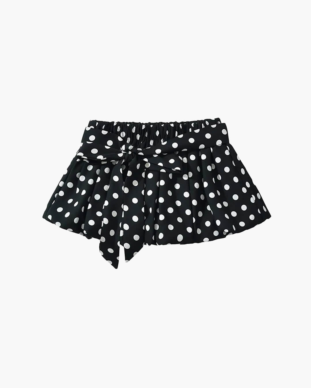 Minifalda de lunares con cintura elástica Astrid
