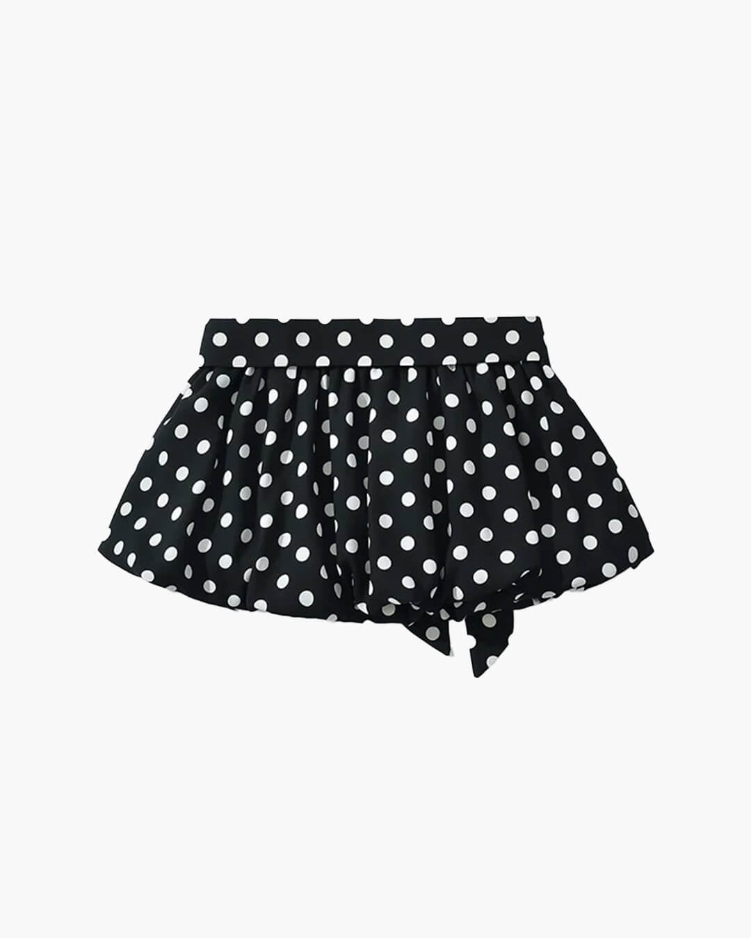 Minifalda de lunares con cintura elástica Astrid