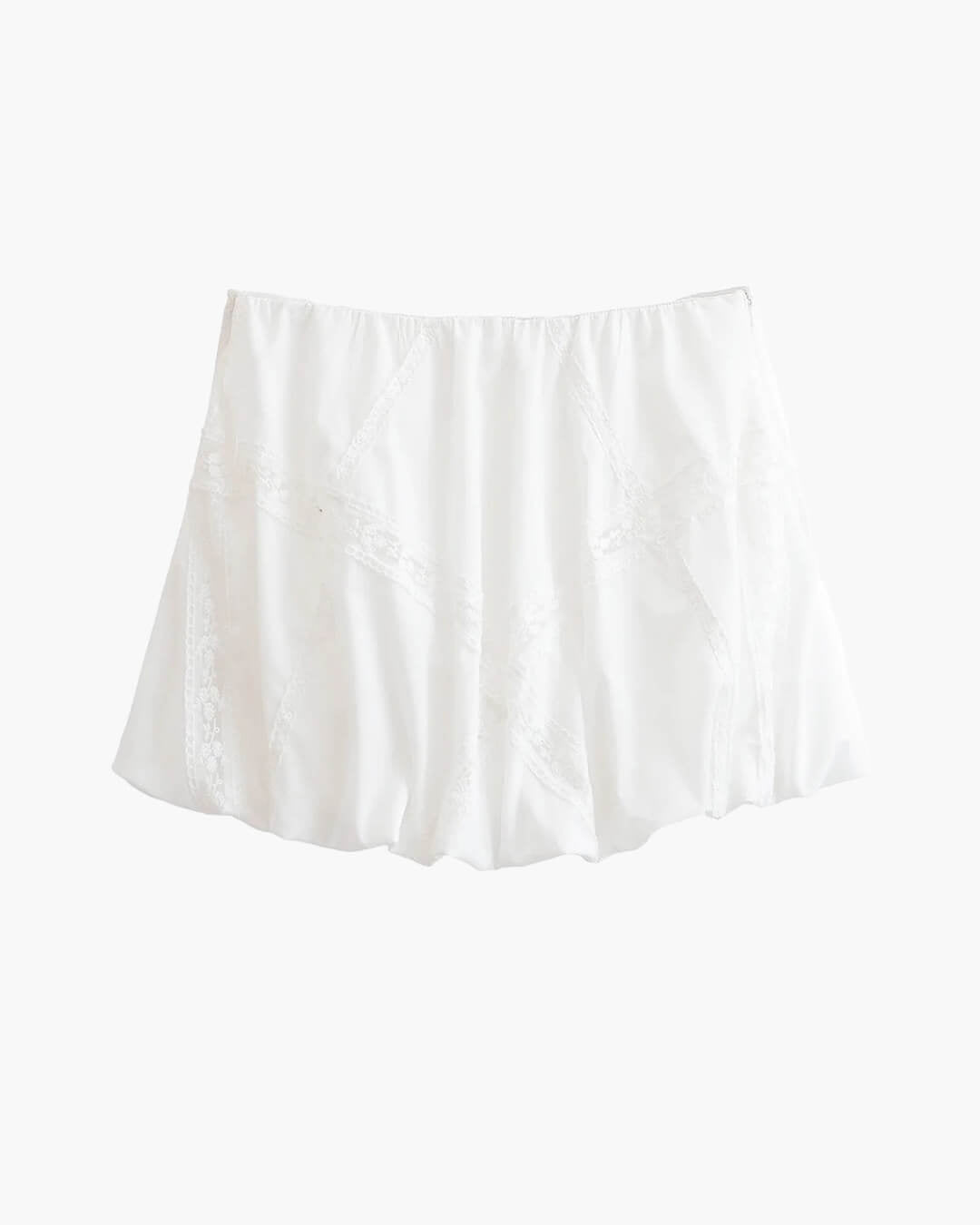 Conjunto de top abullonado y falda bordados Aurelia