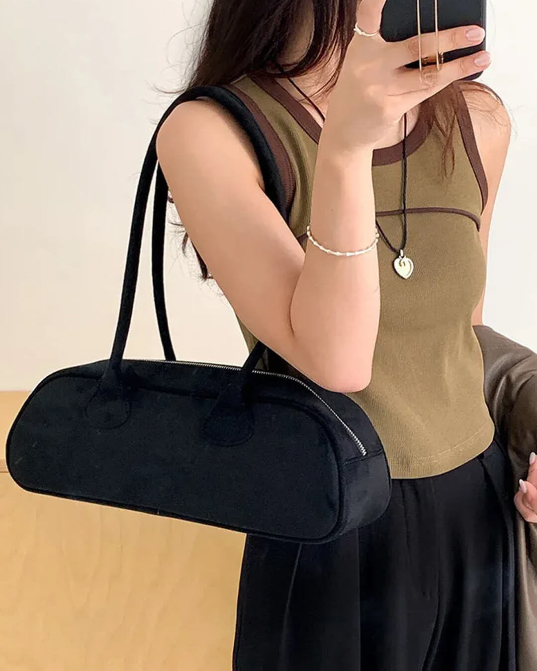 Bolso de ante vegano Aveline