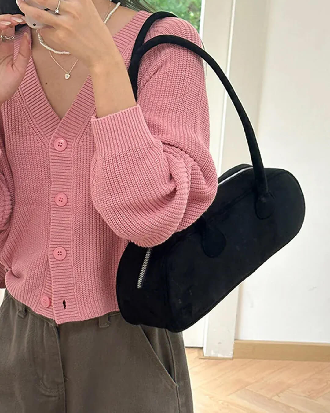 Bolso de ante vegano Aveline