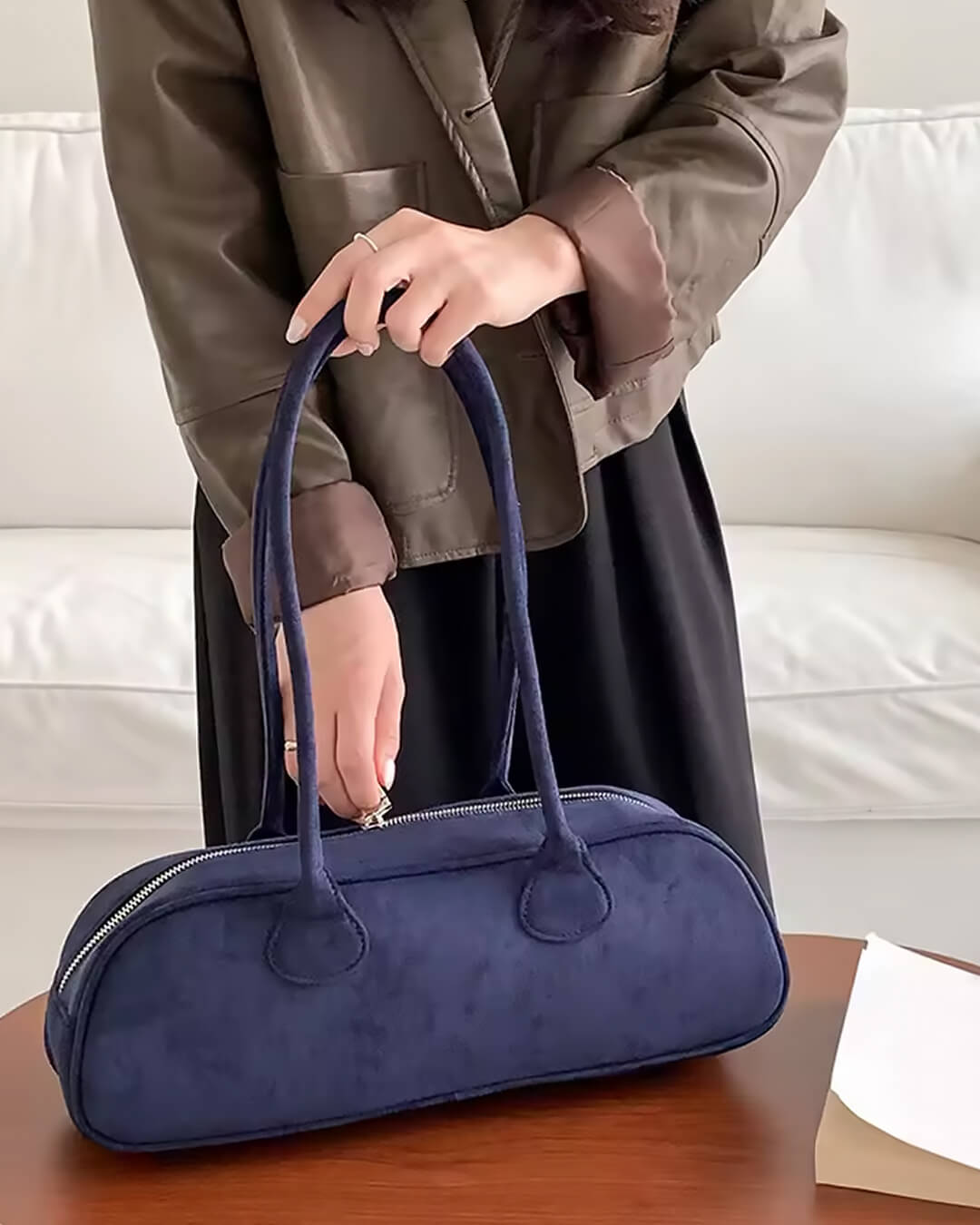 Bolso de ante vegano Aveline