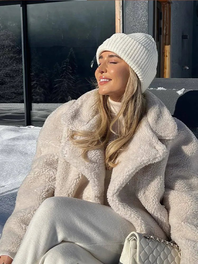 Abrigo de invierno de peluche Avianna