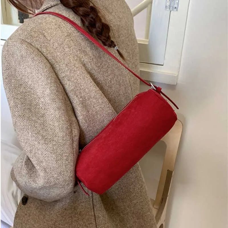 Bolso hobo acolchado de ante Beatrice