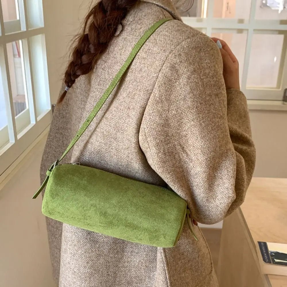 Bolso hobo acolchado de ante Beatrice