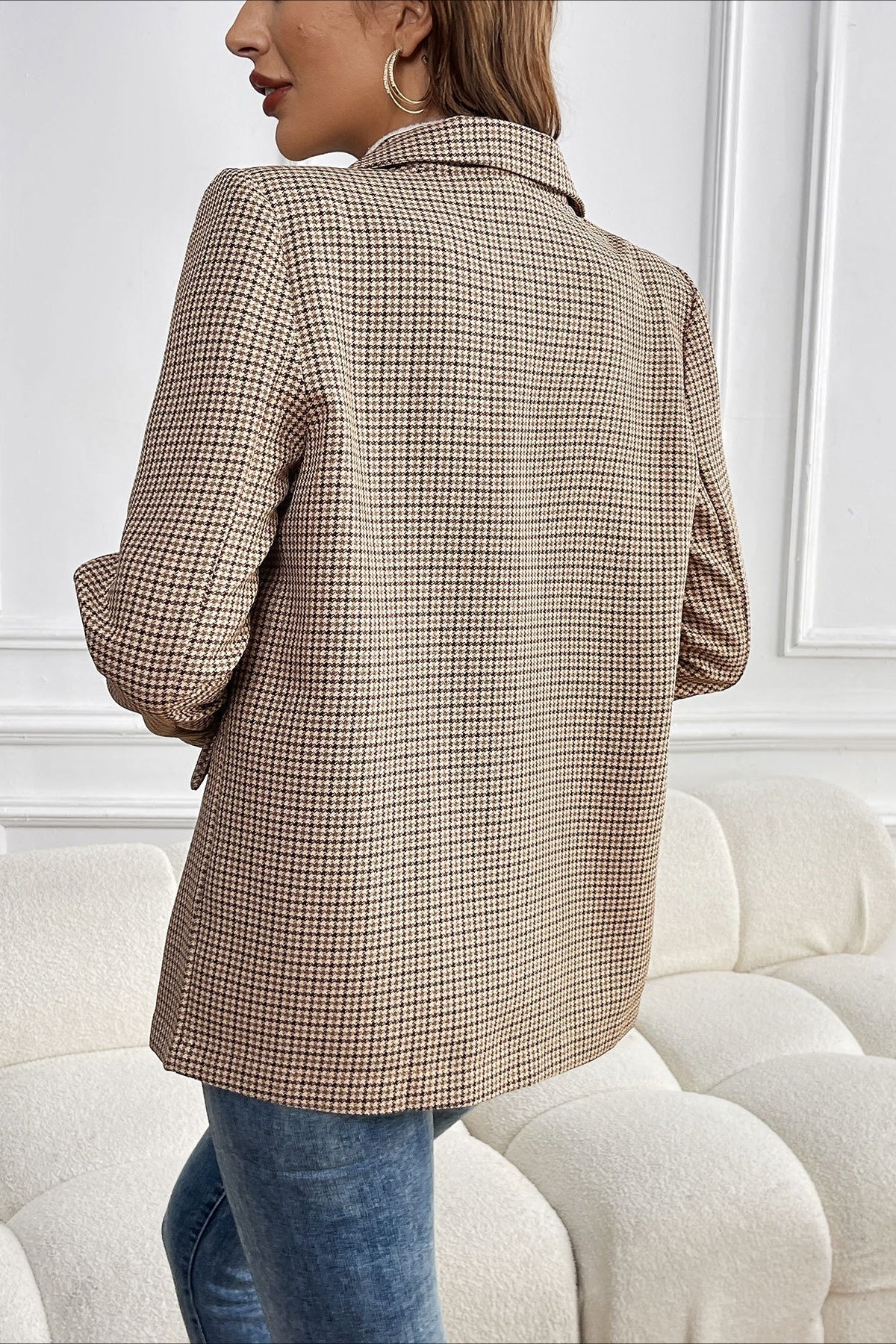 Blazer Beatrice vintage de pata de gallo