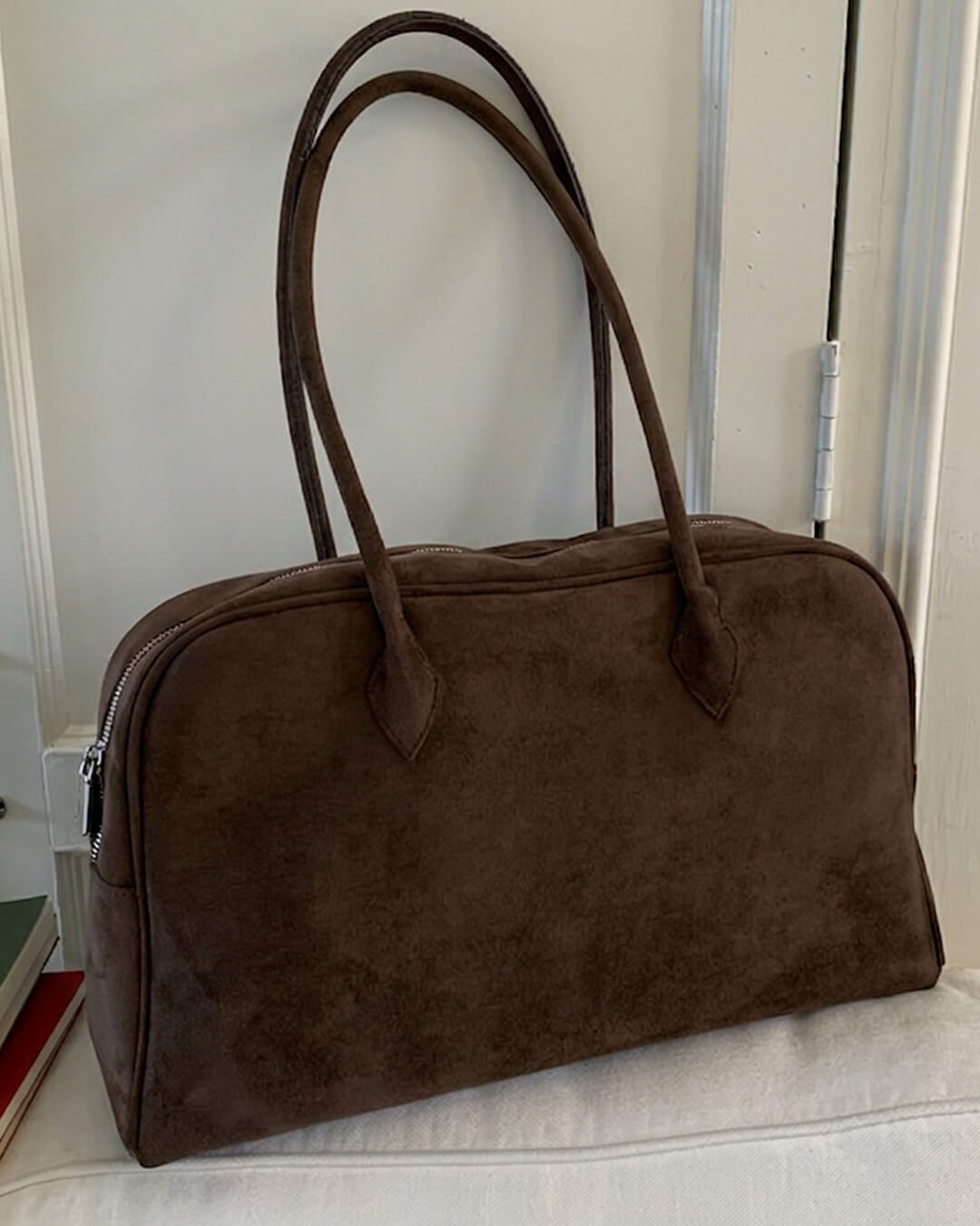 Bolso tote para portátil de cuero vintage Beatrice