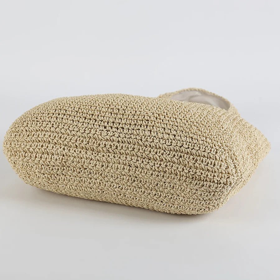 Bolso tote de ratán tejido Beatrice