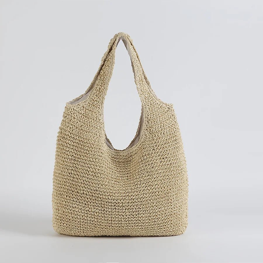 Bolso tote de ratán tejido Beatrice
