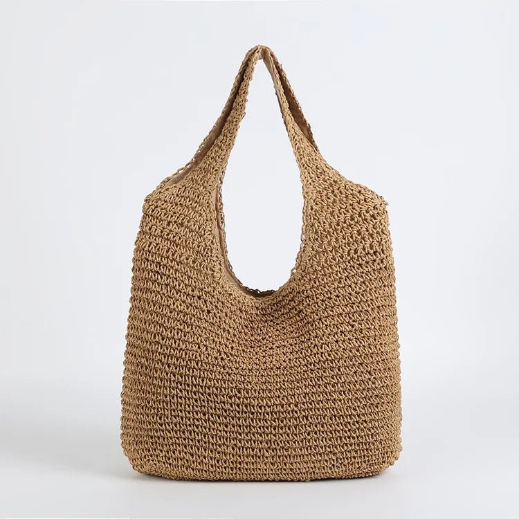 Bolso tote de ratán tejido Beatrice