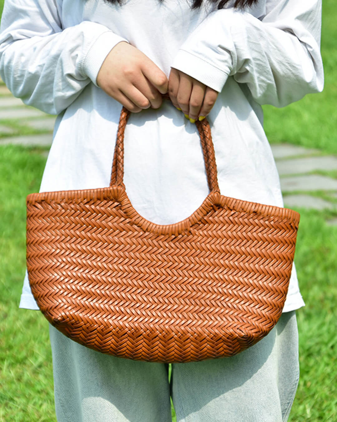 Bolso tote tejido Beatrice