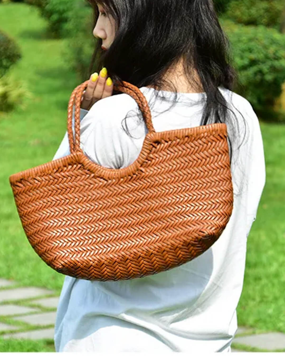Bolso tote tejido Beatrice