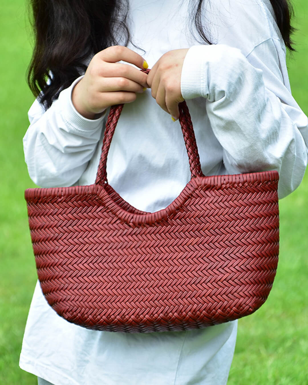Bolso tote tejido Beatrice