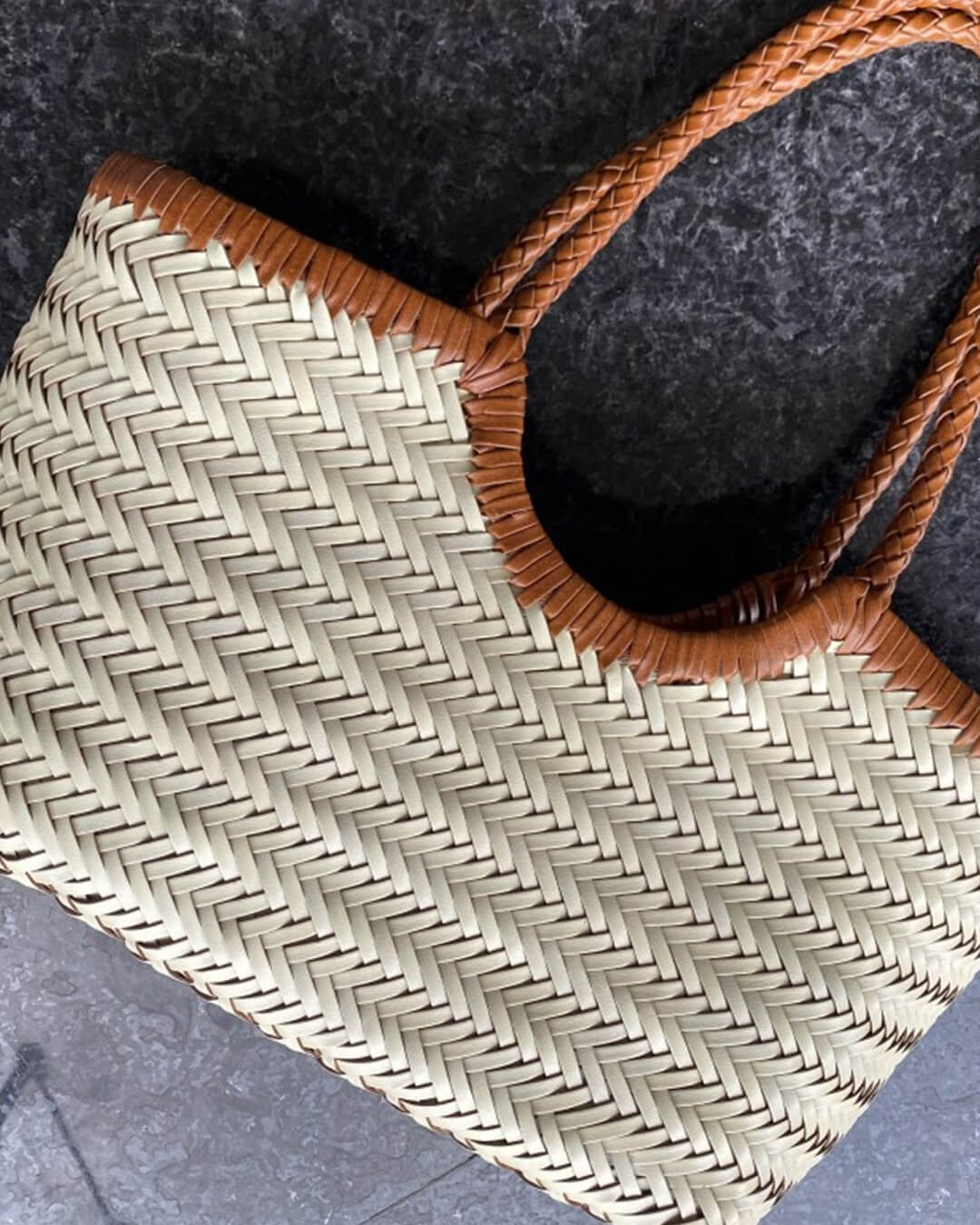 Bolso tote tejido Beatrice