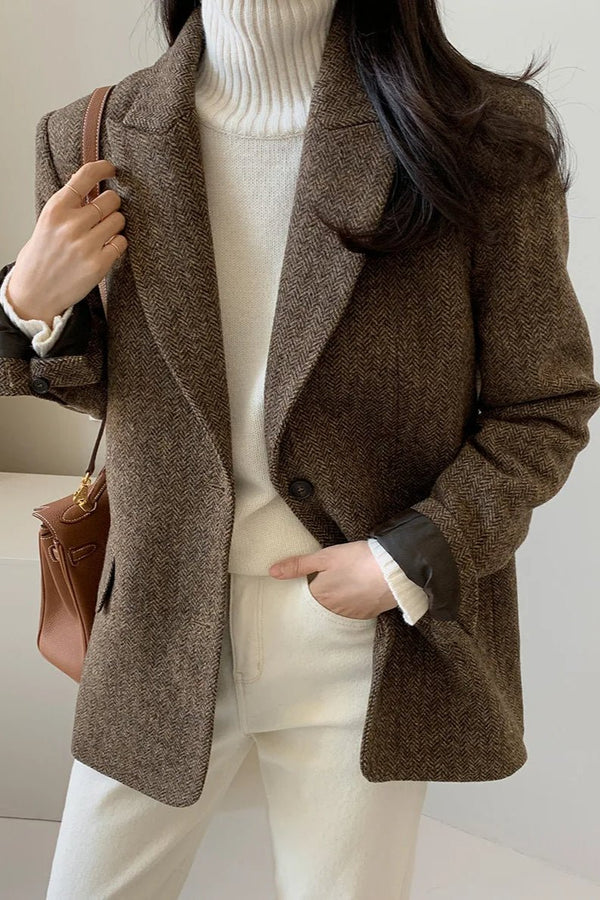 Blazer de corte extragrande Belle