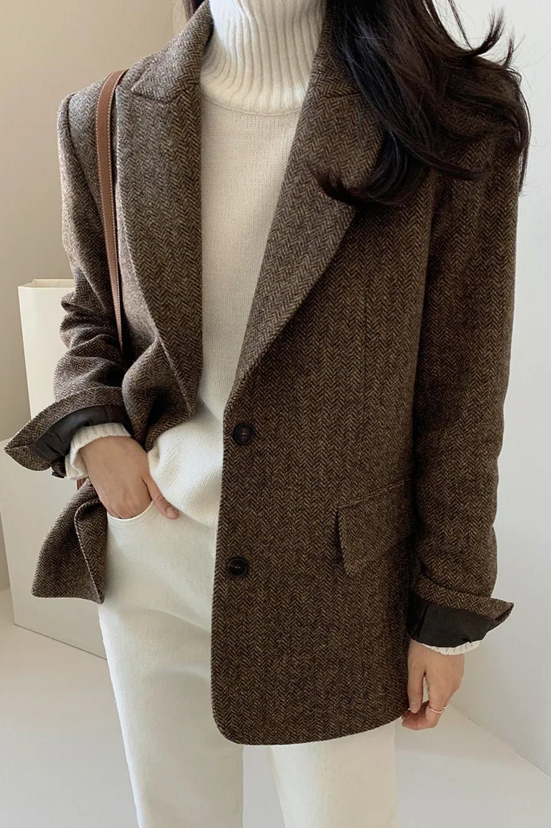 Blazer de corte extragrande Belle