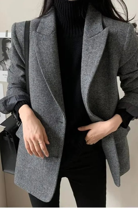Blazer de corte extragrande Belle