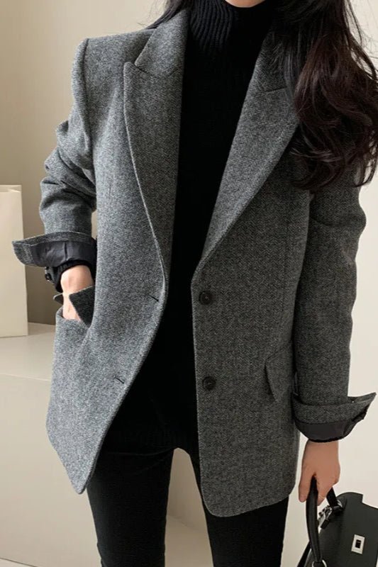 Blazer de corte extragrande Belle