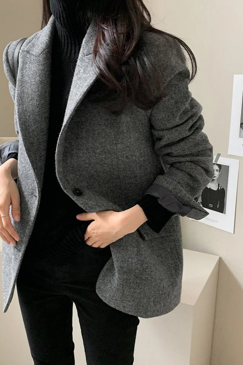 Blazer de corte extragrande Belle