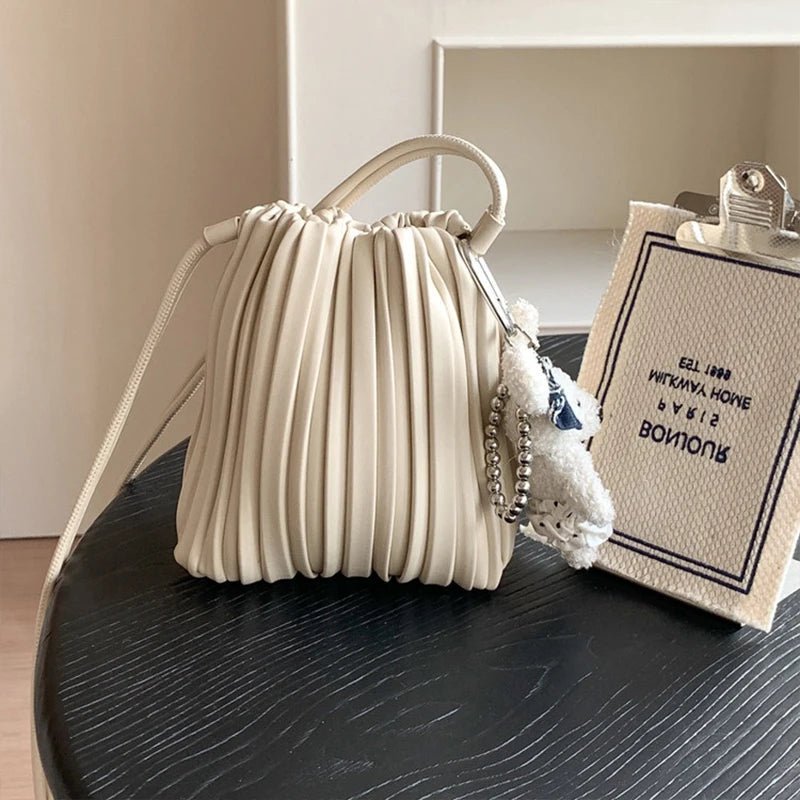 Bolso bandolera mini plisado Bianca
