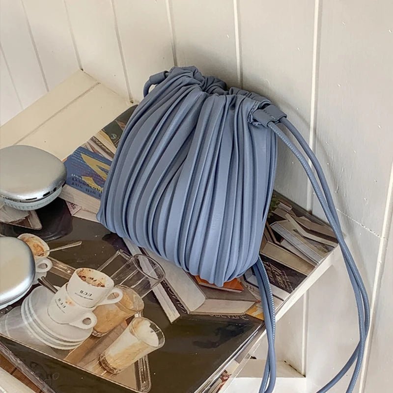Bolso bandolera mini plisado Bianca