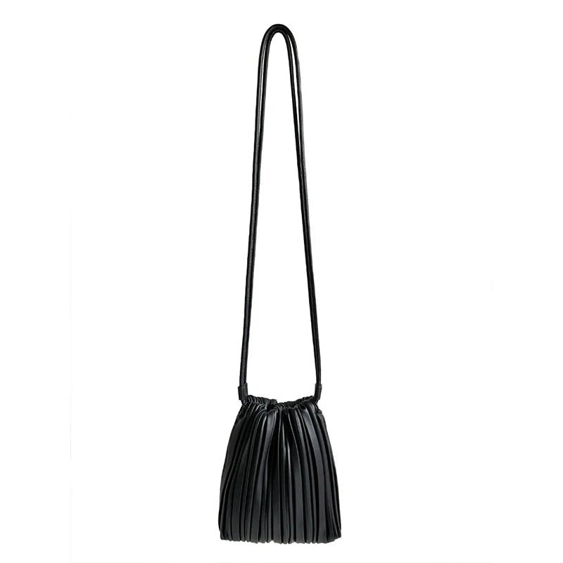 Bolso bandolera mini plisado Bianca