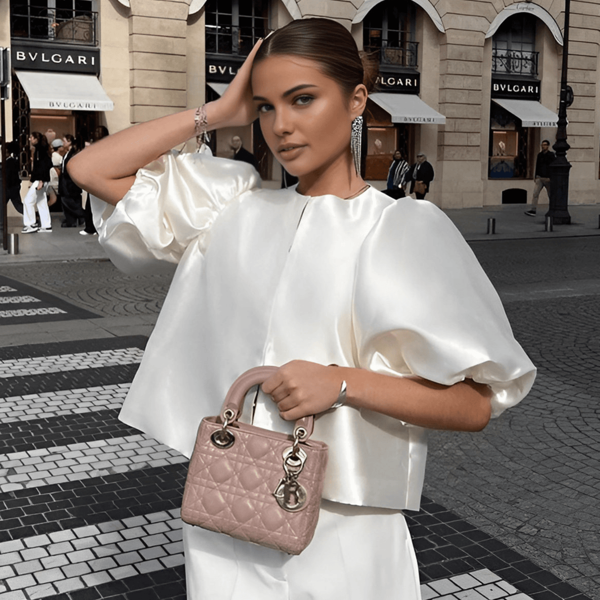 Bianca Satin Blouse