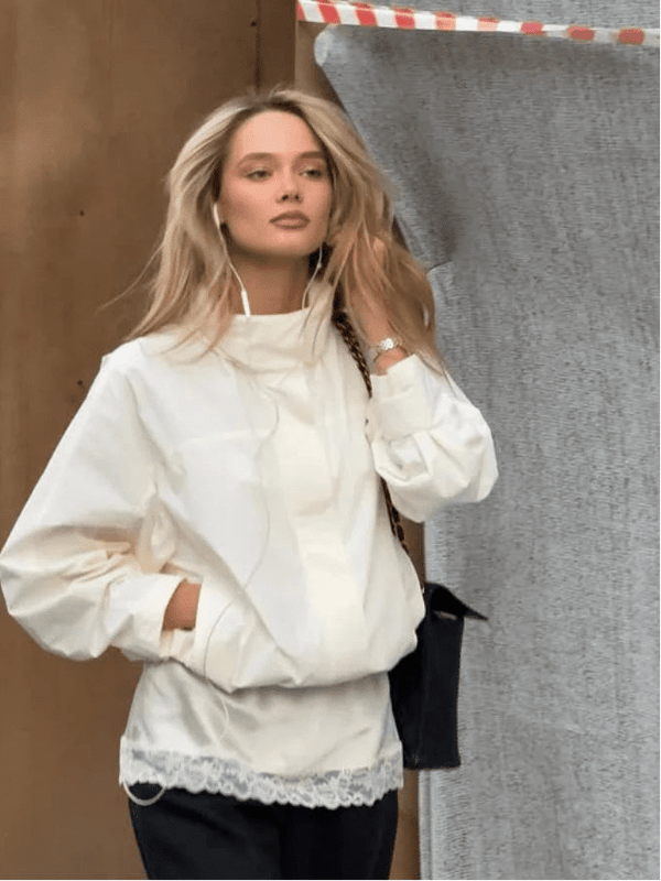 Chaqueta bomber impermeable Bianca
