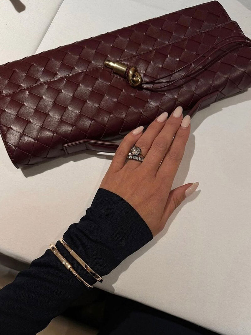 Bolso de mano tejido Bianca